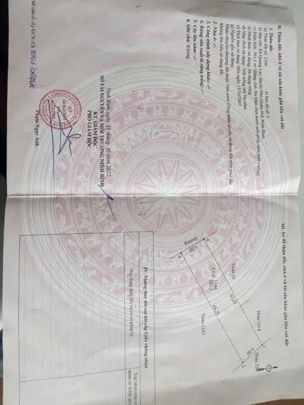 Đất vườn Quảng Thành, Nho Quan 378m² - Sổ đỏ chính chủ, pháp lý rõ ràng!