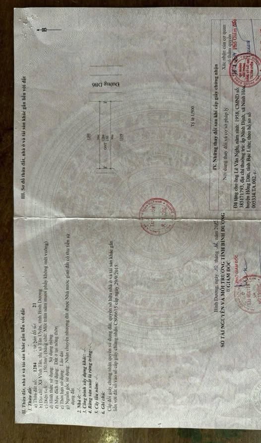 Đất nền chợ Vĩnh Tân, Tân Uyên 150m² giá 7.5 tỷ - Đầu tư sinh lời ngay!