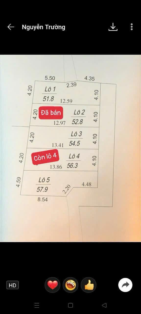 Đất nền Thanh Mai, Thanh Oai 56m² giá 2.6 tỷ - Đầu tư sinh lời tốt!