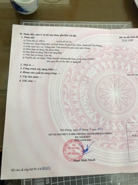 Đất nền tại Ngũ Đoan, Kiến Thụy 82m² giá chỉ 600 triệu - Cơ hội đầu tư sinh lời!