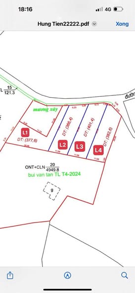 Đất nền Kim Bôi 400m² giá 600 triệu - View núi cực chill, pháp lý đầy đủ!