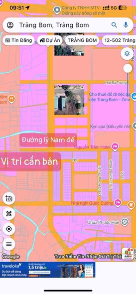 Đất nền đường Lý Nam Đế, xã Trảng Bom, 100m² giá 1.38 tỷ - Đầu tư sinh lời tiềm năng!