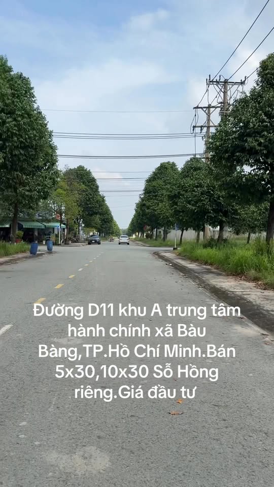 Đất nền Bàu Bàng 150m² giá 3 tỷ - Đầu tư sinh lời ngay hôm nay!