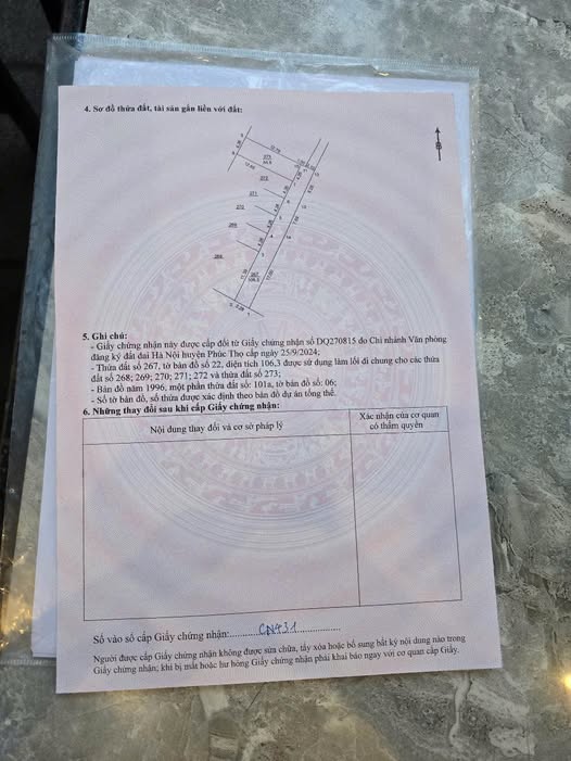 Đất nền chính chủ Tam Thuấn Phúc Thọ 54.6m² giá 2.457 tỷ - Đầu tư sinh lời ngay!