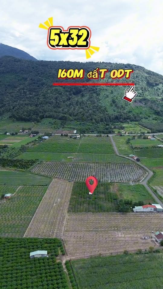 Đất nền liền kề Thạnh Tân 160m² - Hướng Nam view núi, giá thỏa thuận!