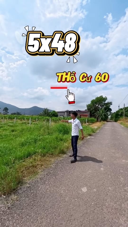 Đất thổ cư 240m² Tân Trung B - Tân Hưng, Sát chợ Bàu Bắc - Giá thỏa thuận hấp dẫn!