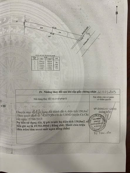 Đất thổ cư mặt tiền đường 458, xã Bình Mỹ, Củ Chi 186m² - Giá chỉ 2.6 tỷ!