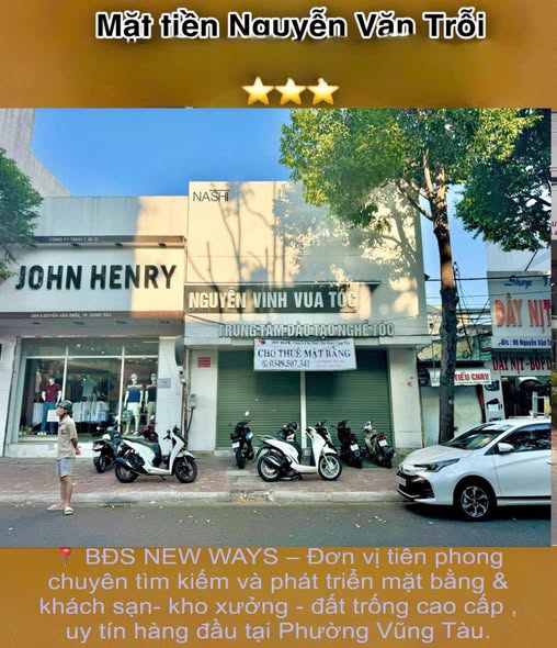 Cho thuê mặt bằng đường Nguyễn Văn Trỗi 256m² - Vị trí đắc địa cho chuỗi thương hiệu!