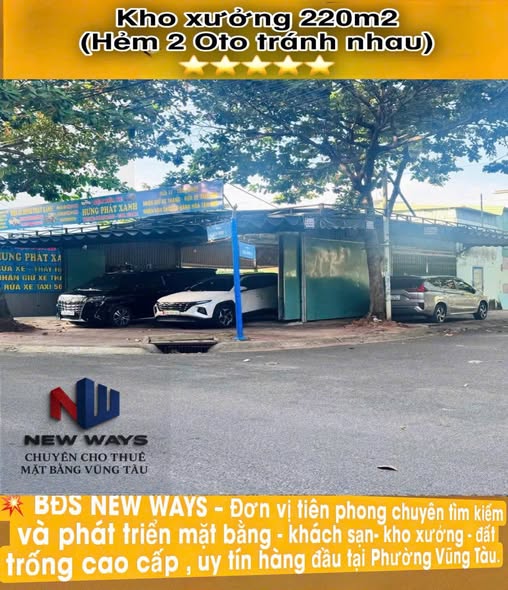 Cho thuê mặt bằng Bến Đình 4, Vũng Tàu 220m² - Vị trí kinh doanh đắc địa!