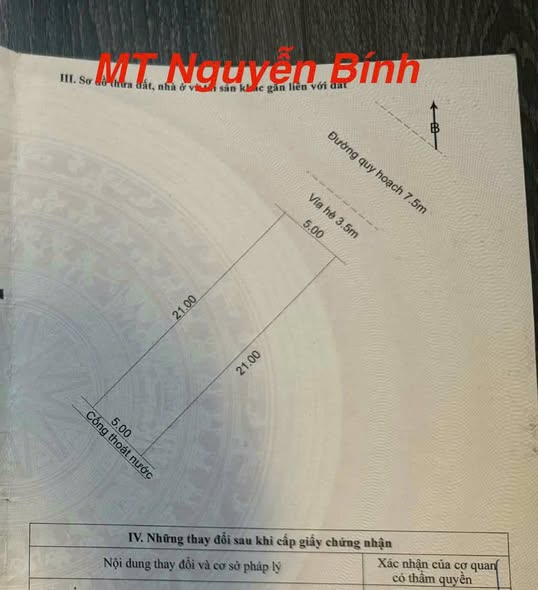 Đất nền mặt tiền đường Nguyễn Bính, Đà Nẵng 105m² giá 4 tỷ - Vị trí đẹp, đầu tư sinh lời!