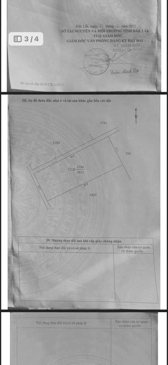 Đất thổ cư Ea Tiêu 2550m² giá 1.1 tỷ - Vị trí đắc địa góc 2 mặt tiền!