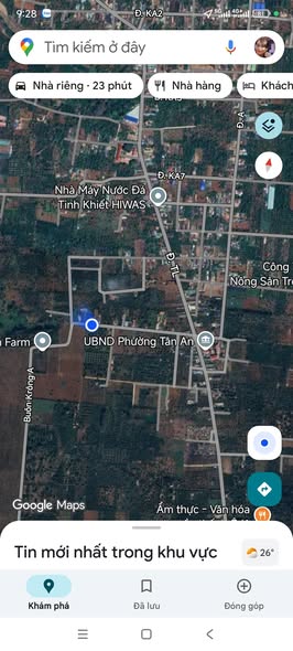 Đất nền mặt đường Ka12, Tân An, Buôn Ma Thuột 570m² giá chỉ 2.7 tỷ - Cơ hội đầu tư tuyệt vời!