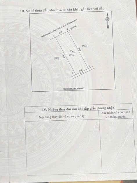 Đất mặt đường Mai Lão Bảng, Vinh 201.2m² giá 9 tỷ - Cơ hội đầu tư sinh lời!