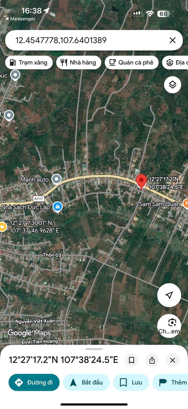 Đất mặt tiền Quốc lộ 14A, Đắk Mil 360m² - Khu vực buôn bán sầm uất!