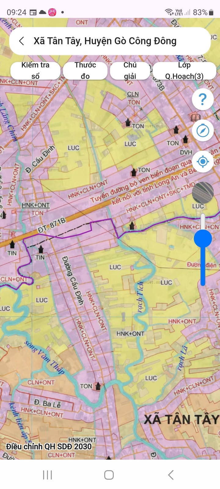 Đất nền 525m² xã Tân Tây, Gò Công Đông, giá 550 triệu - Đầu tư sinh lời hấp dẫn!