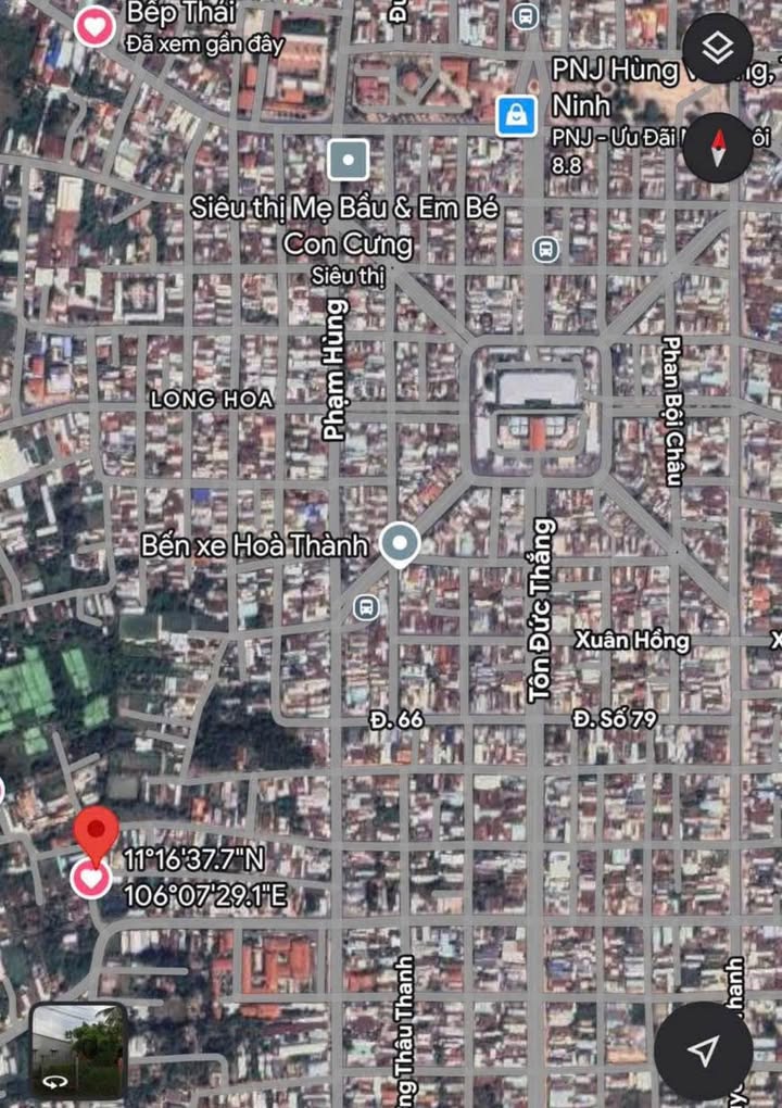 Đất thổ cư Hòa Thành 470m² giá 250 triệu - Tiện ích xung quanh đầy đủ!