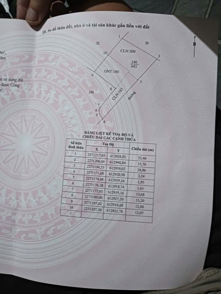 Đất thổ cư thôn Đội 1, Ngọc Lũ, Bình Lục 643m² - Đường ô tô vào tận nơi!