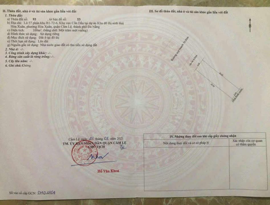 Nhà mặt tiền Lê Quảng Chí, Hòa Xuân 100m² giá 8 tỷ - Vị trí kinh doanh sầm uất!