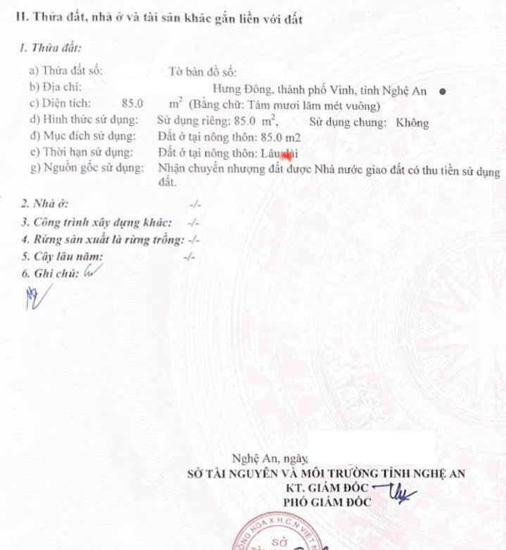 Đất nền Vinh Hưng 85m² giá 3 tỷ - Siêu phẩm tái định cư hiếm có!