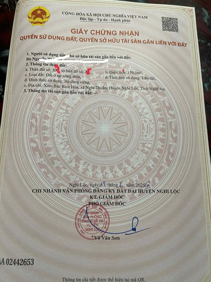 Đất Nghi Thuận 150m² giá thỏa thuận - Mặt tiền 7.5m, kinh doanh thuận lợi!