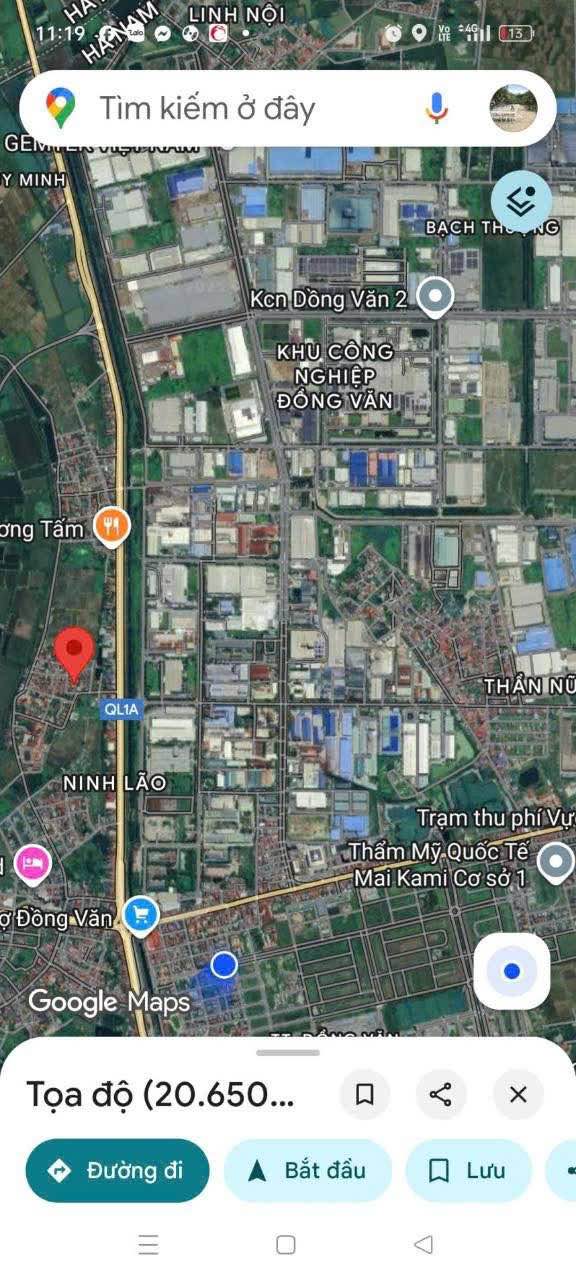 Đất nền Duy Tiên 58m² giá 1 tỷ - Cơ hội sinh lời cao!