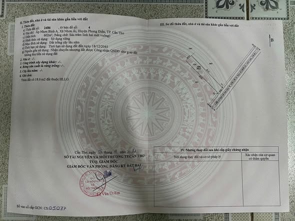 Đất nền 602m² mặt tiền tuyến Đê Bao Nhơn Ái - Chỉ 1,5 tỷ - Đầu tư sinh lời!