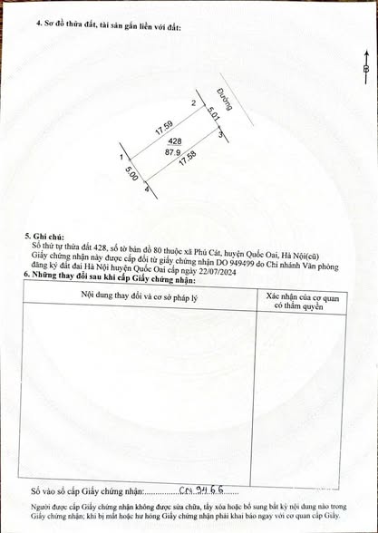 Đất nền Phú Cát Quốc Oai 87m² giá 3.474 tỷ - Đầu tư sinh lời nhanh chóng!