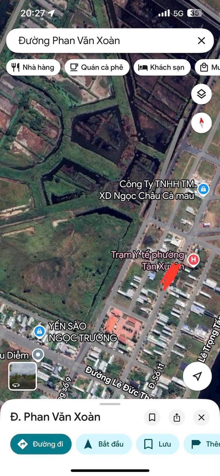 Đất nền đường Phan Văn Xoản, phường Tân Xuyên, 180m² - Sổ đỏ chính chủ, giá thỏa thuận!