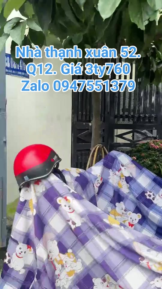 Nhà phố Thạnh Xuân 52, quận 12, 52.5m² giá 3.78 tỷ - Chính chủ bán gấp!