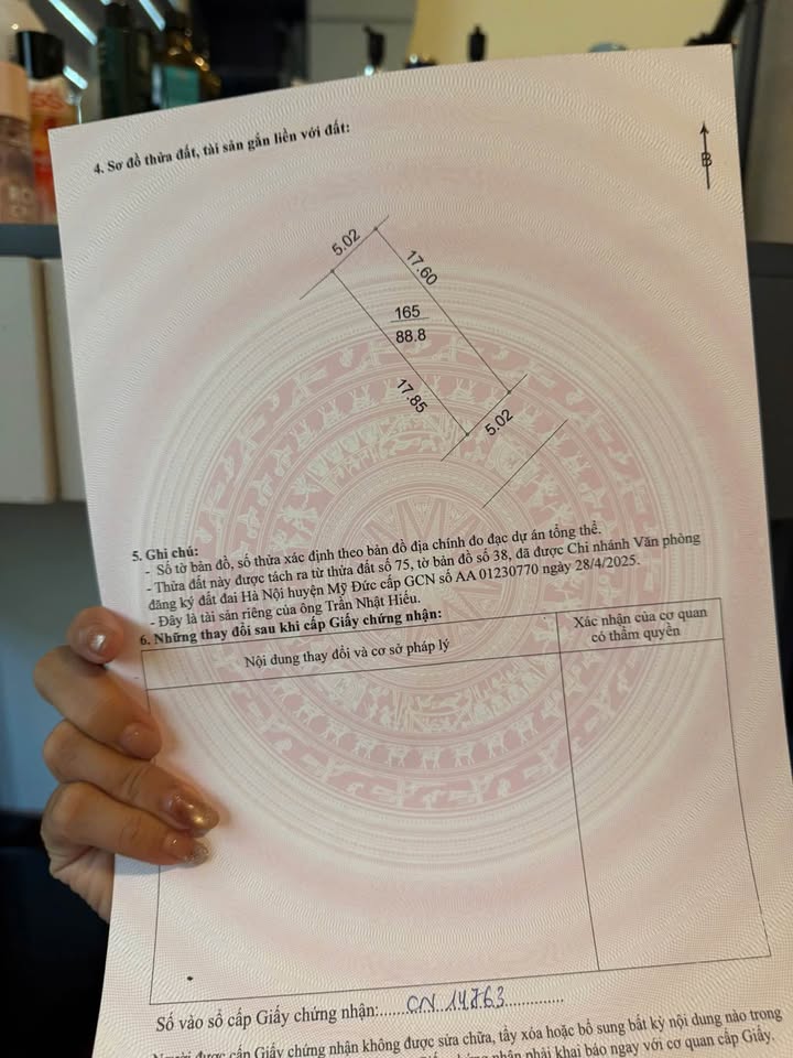 Đất nền Hồng Sơn, Mỹ Đức 90m² giá 1.5 tỷ - Đường ô tô vào tận nơi!