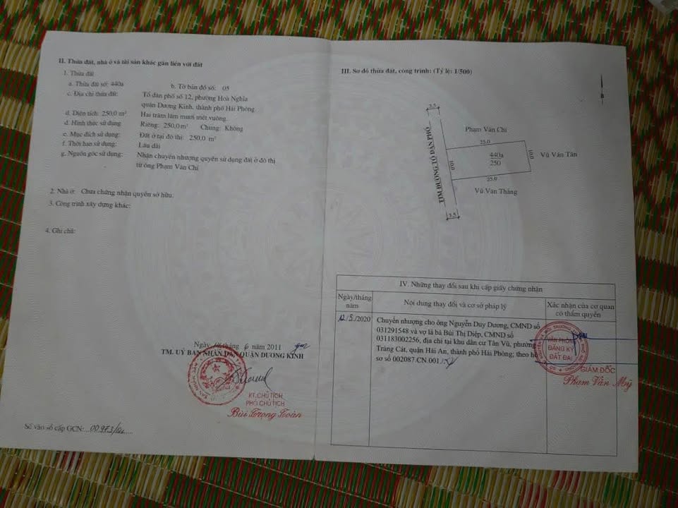 Đất nền 250m² Hòa Nghĩa Dương Kinh giá 4.5 tỷ - Đầu tư sinh lời tuyệt vời!