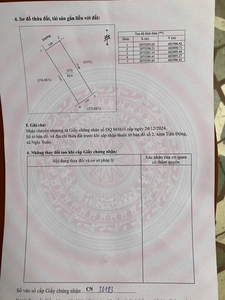 Đất nền Vinh Lộc 88m² giá 1.3 tỷ - Vị trí đắc địa gần đại lộ 72m!