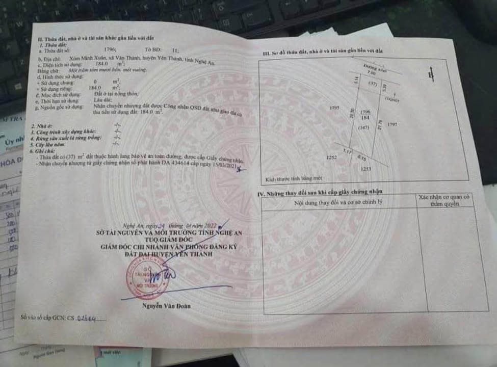 Đất nền Minh Xuân, Yên Thành 182m² giá 1 tỷ - Cơ hội đầu tư tuyệt vời!