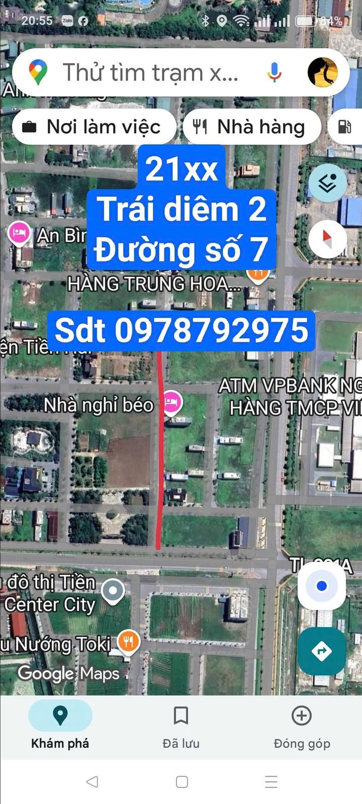 Lô đất Trái Diêm 2, Tiền Hải 100m² giá 2 tỷ - Cơ hội đầu tư tuyệt vời!