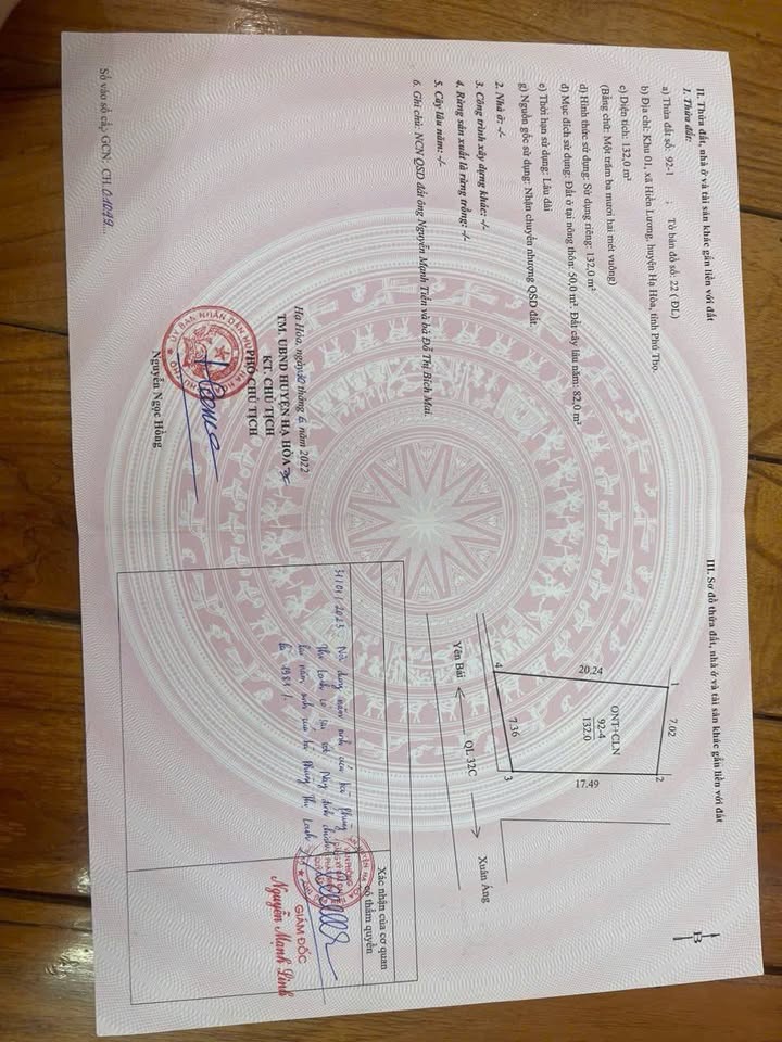 Đất nền Hiền Lương, Hạ Hòa 138.7m² giá 1 tỷ - Vị trí kinh doanh đắc địa!