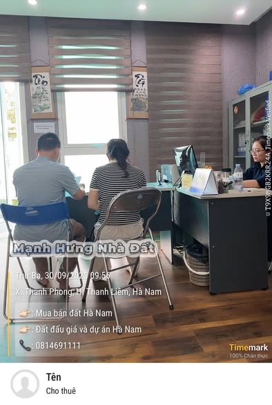 Đất nền KĐT Hưng Hoà Thanh Liêm 80m² giá 1.2 tỷ - Cơ hội đầu tư sinh lời cao!