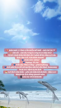 Nhà 3 tầng Phước Mỹ, Sơn Trà Đà Nẵng 160m² giá 3.X tỷ - Kinh doanh du lịch lý tưởng!