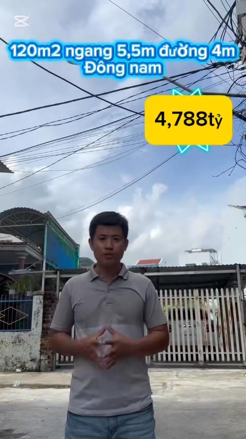 Đất nền Bắc Nha Trang 119,7m² giá 4,788 tỷ - Tặng nhà cấp 4 cho thuê ngay!