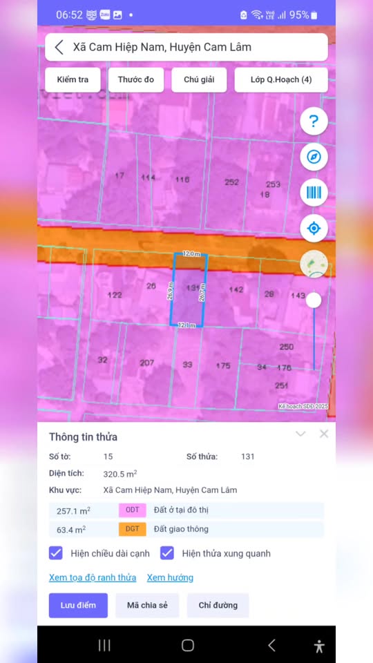 Đất thổ cư 324m² Cam Hiệp Nam 2 tỷ - Cơ hội đầu tư tuyệt vời!