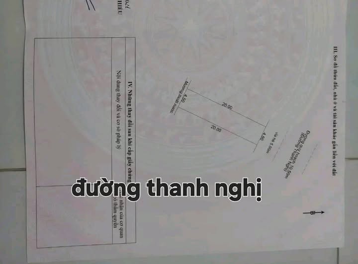 Lô đất đường Thanh Nghị, quận Liên Chiểu 90m² giá 6 tỷ - Hướng đông bắc, chính chủ bán!