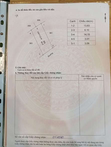 Đất thổ cư thôn Giữa, xã Quất Lưu, Vĩnh Phúc 84.6m² chỉ 1.4 tỷ - Đầu tư sinh lời tuyệt vời!