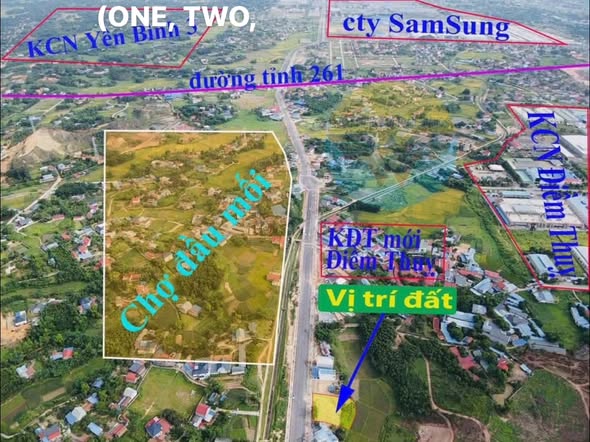 Bán lô đất mặt tiền đường 47, Phú Bình, Thái Nguyên 200m² - Cơ hội đầu tư sinh lời!