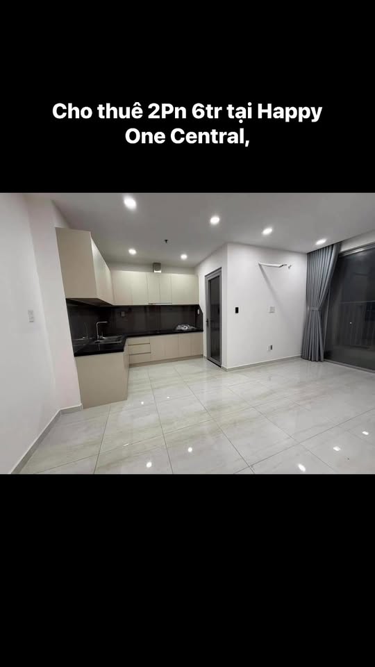 Căn hộ Happy One Central Thủ Dầu Một 70m² giá 6 triệu - Không gian thoáng đãng, sẵn sàng vào ở!
