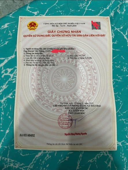 Đất nền mặt tiền Chợ Mỹ Lệ, 140m² giá 1.45 tỷ - Đầu tư sinh lời ngay!