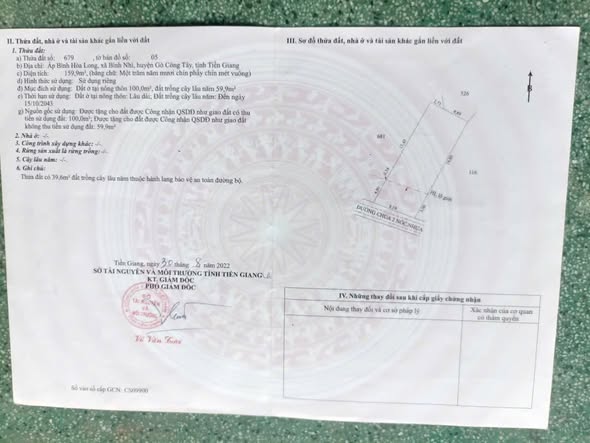 Đất nền 159.9m² tại Ấp Bình Hòa Long, Giá 750 triệu - Cơ hội đầu tư tuyệt vời!