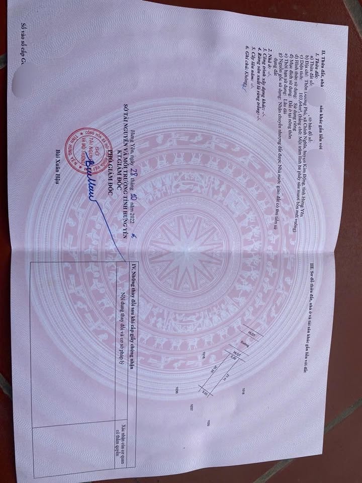 Đất nền Lương Bằng, Kim Động, Hưng Yên 103m² giá 3.9 tỷ - Cơ hội đầu tư không thể bỏ lỡ!