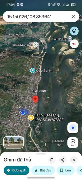 Đất nền Tịnh Long mặt đường Hoàng Sa 106m² - View sông lý tưởng!