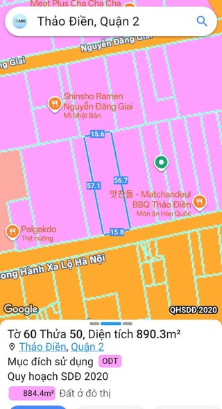 Đất mặt tiền kinh doanh 85 Xa Lộ Hà Nội, An Khánh 890m² giá 400 tỷ - Cơ hội đầu tư hiếm có!