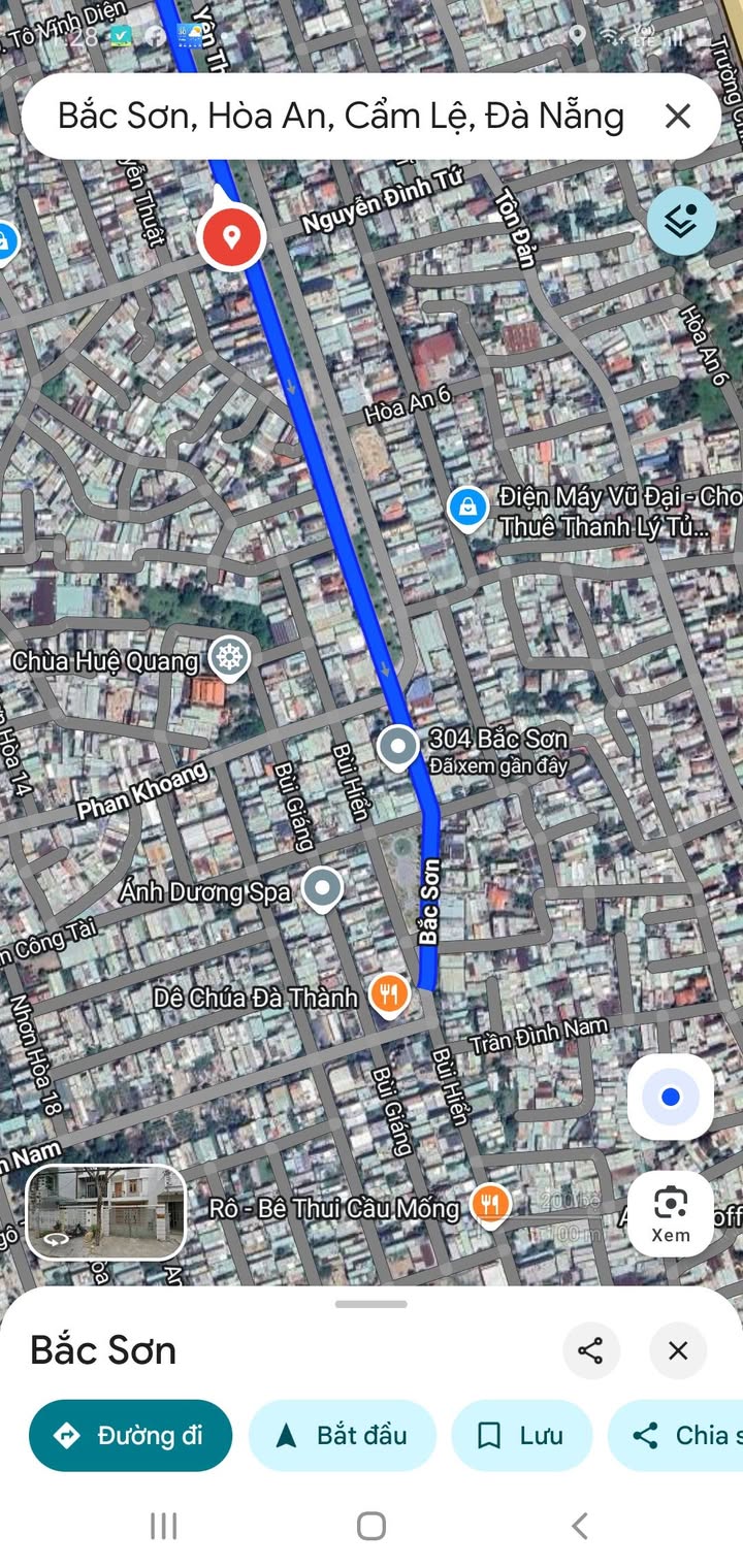 Đất mặt tiền đường Bắc Sơn, Hòa An, Cẩm Lệ 95m² - Đầu tư sinh lời ngay!