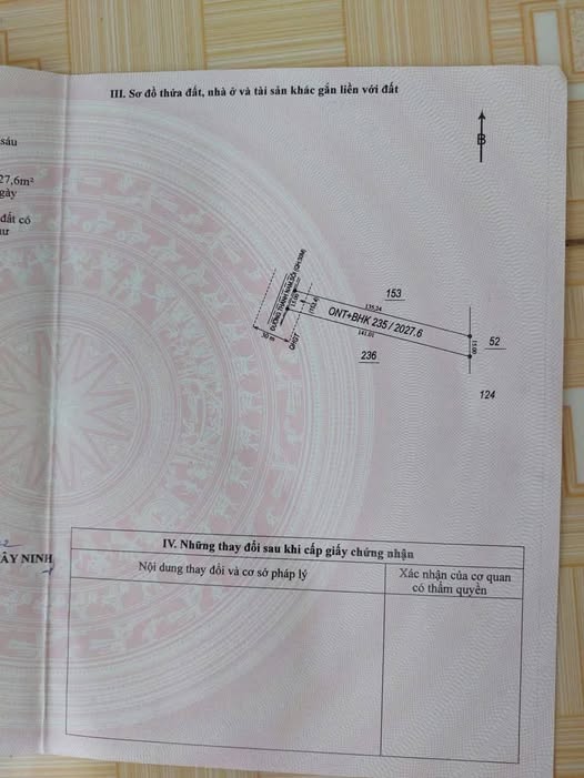 Đất nền mặt tiền đường nhựa xã Thành Long, huyện Châu Thành, Tây Ninh 2115m² - Vị trí đẹp, dân cư đông đúc